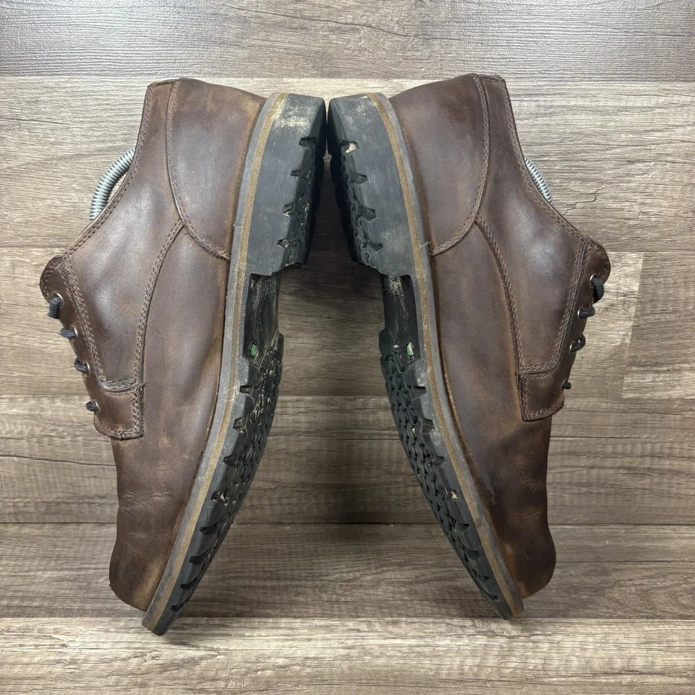 Timberland Redwood Falls Waterproof Leather Brown Mens Size 10.5 9632A Shoes